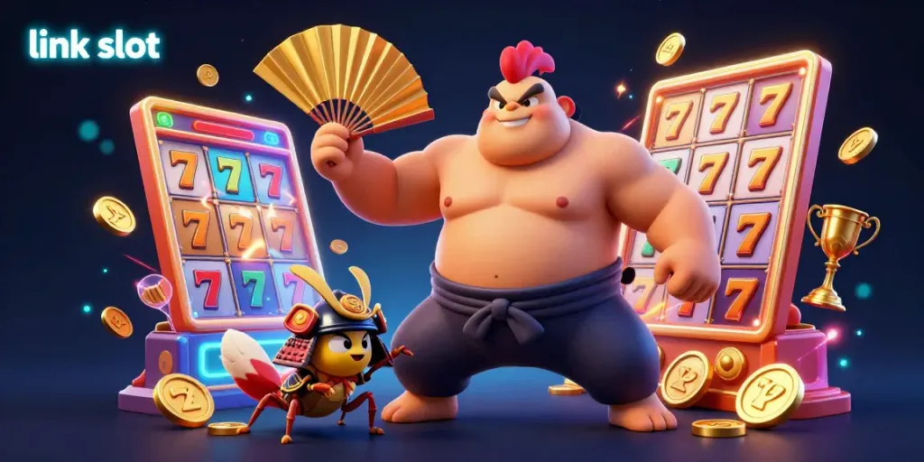 Engage with the thrilling link slot experience featuring dynamic characters and vibrant game elements.