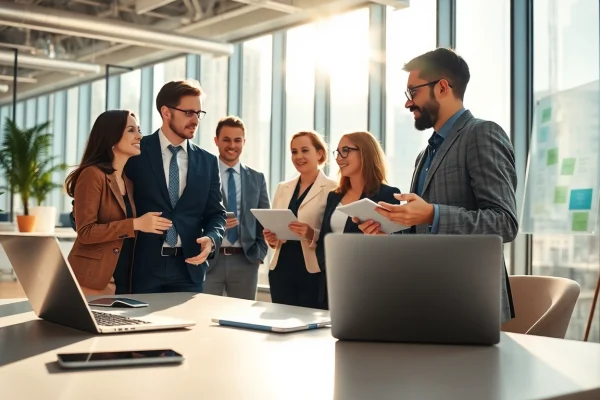 Headhunter IT in a modern office, showcasing efficient recruiting practices.