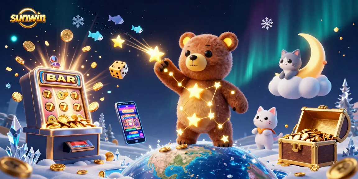 Experience thrilling slots and games at sunwin with 3D lively casino elements and characters.